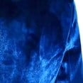 thumbnail image 5 of LMOIPLI Men Thick Plush Velvet Notch Lapel Two Button Blazer Fall Winter Date Banquet Casual Sport Coat Blue XXL, 5 of 5