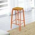 thumbnail image 3 of Hairpin Bar Stool with Solid Wood Seat, 3 of 4