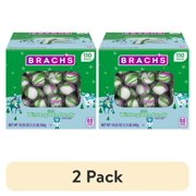 (2 pack) Brach's Holiday Soft Wintergreen Candy Tube, Individually Wrapped Mints, 19oz, 110 Pieces