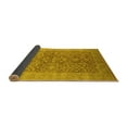 thumbnail image 2 of Ahgly Company Indoor Square Oriental Yellow Traditional Area Rugs, 3' Square, 2 of 4