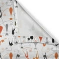 thumbnail image 4 of Ambesonne Cat Valance Pack of 2, Colorful Design Kitten Pattern, 54"X18", Multicolor White, 4 of 5