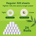 thumbnail image 4 of Papel Higiénico ECOLipak 24 Rollos Bambú 2 Capas 320 Hojas, 4 of 8
