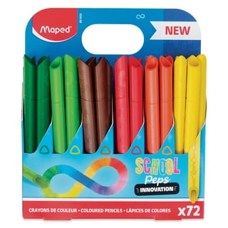 Maped Color'Peps My First PlastiClean Plastic Crayons, 6 per Pack, 3 Packs