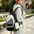 thumbnail image 2 of Backpack For School Two Tone Large Capacity Versatile Casual Daypack For Students Travel Work Daily Campus Use, 2 of 6