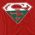 thumbnail image 2 of Superman Welsh Shield Women's T Shirt, Red, 2X-Large, 2 of 6