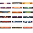 thumbnail image 5 of Halloween Happy Halloween Banner, Assorted Long Porch Wall Sign, Outdoor Front Porch Entryway Party Decor 118 x 19.69 in, 5 of 5