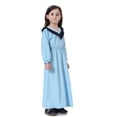 thumbnail image 5 of MQLKF Girls' V Neck Long Sleeve Long Skirt Dress For Girls Out Wear Gift Leisure Fashionable Baby Outerwear For Ramadan, 5 of 5