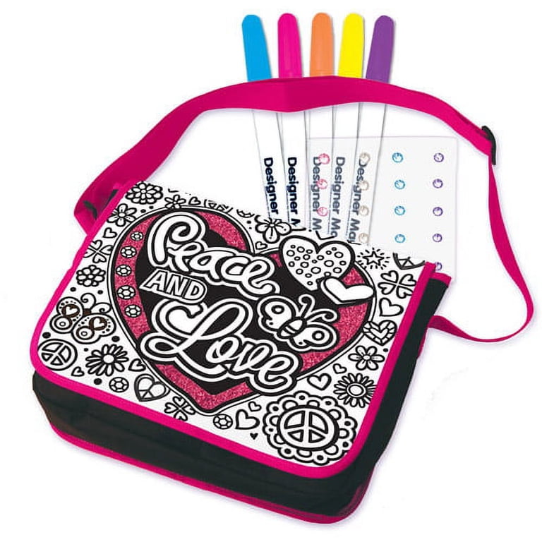 Just My Style Glitter Messenger Bag Design Kit - Walmart.com
