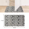 thumbnail image 2 of 30x17 Boho Small Rug in Absorbent Modern Geometric Design - Non-Slip Black/White Door Mat Door Mat for Entryway Kitchen Living Room or Bedroom, 2 of 6