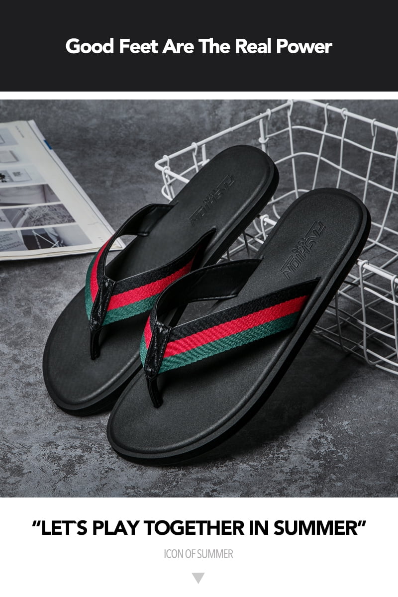 men's flip flops at walmart