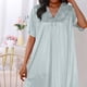 thumbnail image 4 of Camisones cortos para mujer, lencería, ropa de dormir, pijamas holgados de color liso, vestidos de mujer, 4 of 4