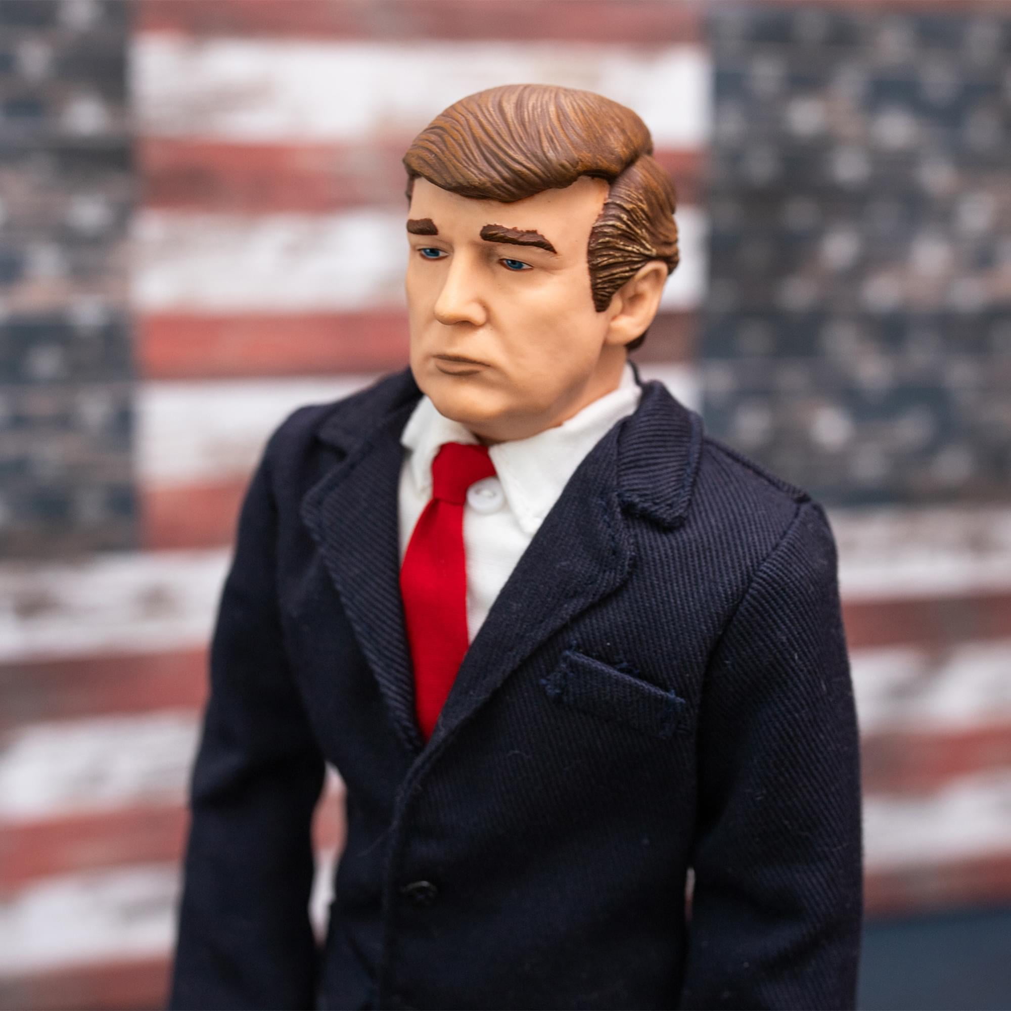 Stevenson Entertainment Donald Trump Talking Collectible Dolls with 17 Phrases, Brown, 1 lbs, 6.20"