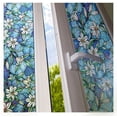 thumbnail image 6 of BDF 1CGB Floral Stained Glass Non-Adhesive Static Cling Window Film 36in X 50ft, 6 of 7