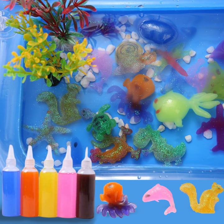 Magic Water DIY Sea Creature Colorful Toys Figures Creative DIY