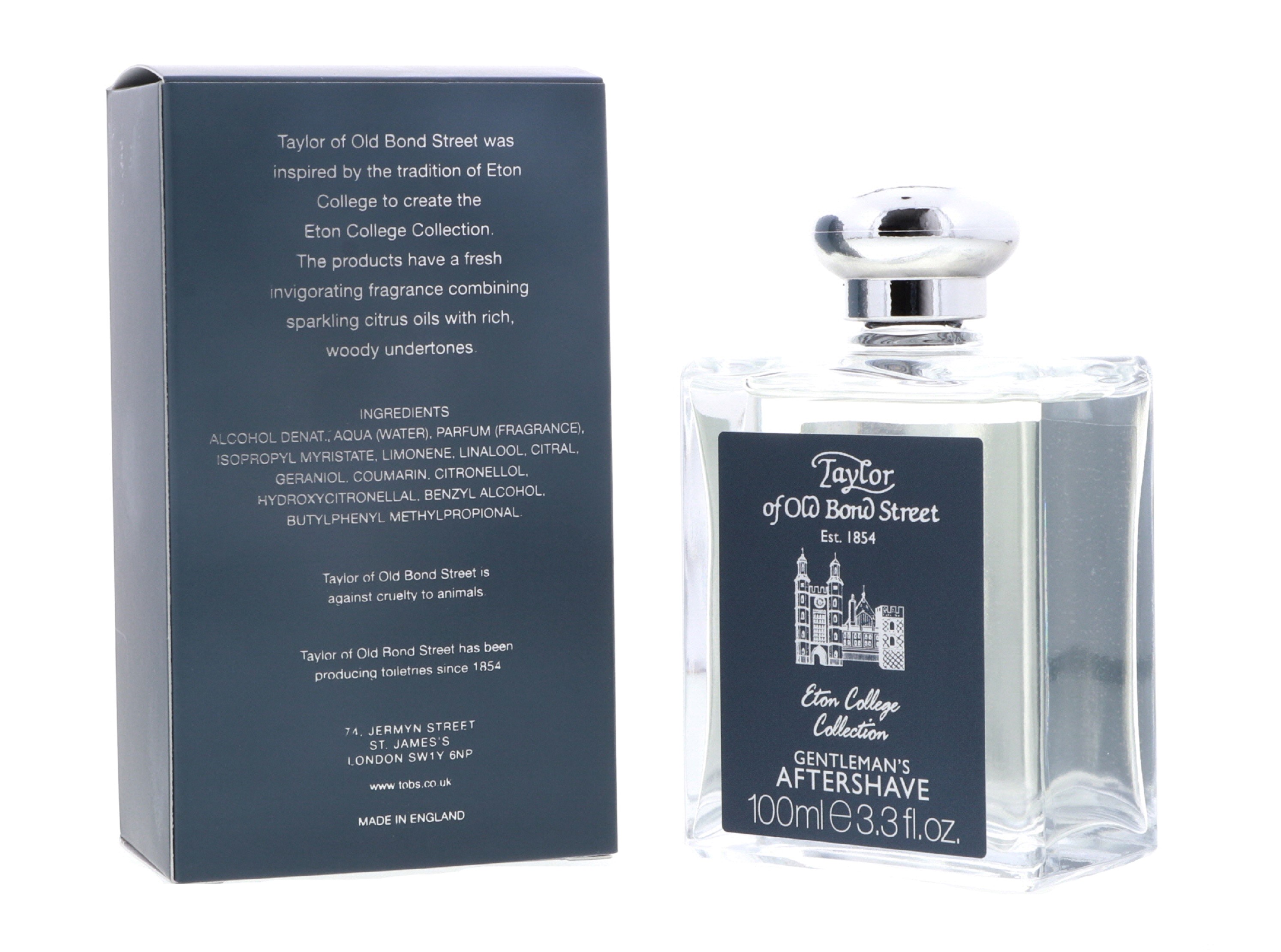 TAYLOR OF OLD BOND STREET Aftershave Eton College – 100 Ml, Klassischer Herrenduft
