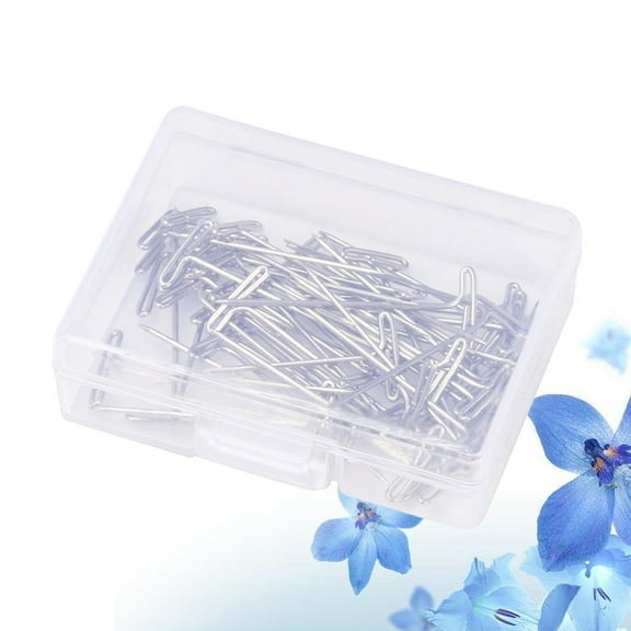 HEATSHAKING 100Pcs Wig T Pins for Display Cases and DIY Beauty