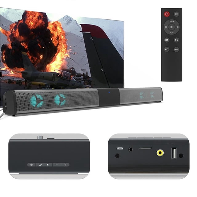 Bs-28E Bluetooth 5.0 Altavoz Música Surround Estéreo Rgb Soundbar Subwoofer Con Control Remoto Tv Home Theater Noticed EL012152-00