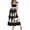 Black White Flower, variant on Summer Dresses for Women Casual Floral Boho Sleeveless Square Neck A Line Flowy Beach Maxi Sundress Pockets