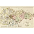 thumbnail image 2 of Hopkins 32x22 White Modern Wood Framed Museum Art Print Titled - Anne Arundel  Baltimore Maryland - Hopkins 1878, 2 of 4