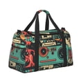 thumbnail image 2 of Kdxio Retro Pop Art Collage Travel Duffel Bag Gym Bag Weekender Travel Bag Gym Bag for Women &Men Airplane Travel Essentials for Flying, 2 of 7