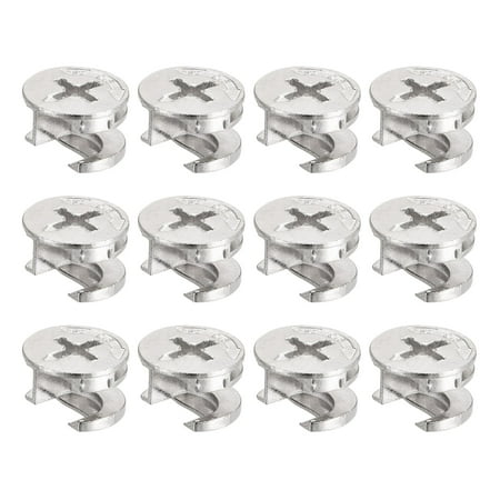 

Uxcell Cam Lock Nut for Furniture 80 Pack 14.6x9.5mm Joint Connector Locking Nuts Furniture Connecting Cam Fittings
