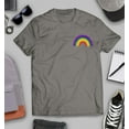 thumbnail image 3 of S4E Men's Rainbow Flag LGBTQ Gay Pride T-Shirt XXXX-Large Charcoal, 3 of 4