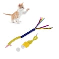 thumbnail image 4 of Cat Hanging Toy, Plush Door Hanging Cat Toy Elastic Cord Adjustable  For Pet Tease Cat Rope And Yellow Blue, 4 of 8