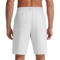 thumbnail image 6 of Admvng Men's Shorts Summer Casual Work Classic Business Pants with Zipper Pockets, 6 of 7