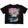 thumbnail image 1 of Megadeth Womens Contaminated Crop Top, 1 of 2