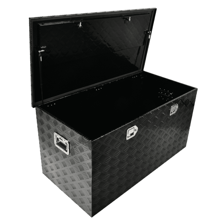 Pickup Truck Trunk Bed Tool Box 48"x24"x24" Underbody Trailer Storage w/ Lock