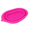 thumbnail image 1 of Makeup Brush Cleaner Mat, Eco Friendly Make Up Brush Cleaner High Durability  For Home For Travel Rose Red, 1 of 8