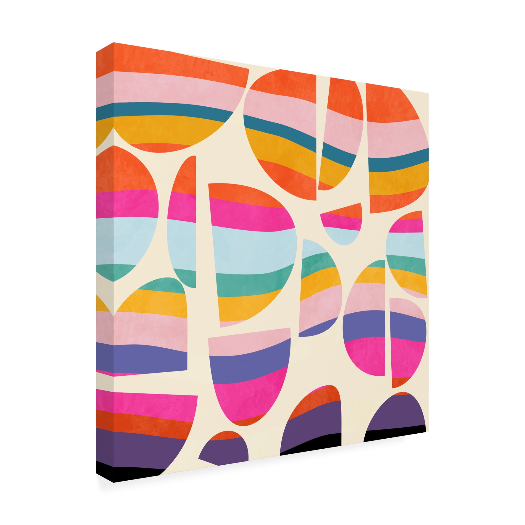 Trademark Fine Art Ana Rut Bre Pattern3 Mid Bunt 5 Canvas Wall Art