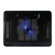 12-14 Inch Portable Ultra-Slim Laptop Cooling Pad Stand with Quiet and LED Screen Adjustable Heightening Pad