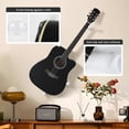 thumbnail image 4 of Soporte de pared para guitarra DAZZLIFE Acoustic Horizontal White Wood, 4 of 8