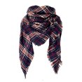 thumbnail image 2 of Jusqu'à 65 % de Rabais Mode Hiver Femmes Foulard Colorée Décontractée Carrée à Franges Châle Foulard à la Mode en Liquidation, 2 of 3
