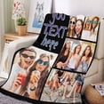 thumbnail image 4 of Dad Gifts Blanket Custom Blanket with Photos Text Personalized Best Dad Ever Pictures Collage Throw Blanket Customized Father's Day Birthday Gifts for Dad Father Papa, 4 of 6