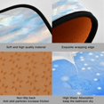 thumbnail image 2 of 2-Piece Kitchen Rugs Set Non-Slip Mats Carpet Floor for Kitchen, Bathroom (19.7"x27.6" & 19.7"x47.2") Peach and Blue Rhombus, 2 of 7