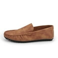 thumbnail image 4 of Men's Casual Loafers Slip On Leather Shoes Comfortable Lightweight Driving Shoes Male Moccasins Classic Penny Loafer Flats Boat Shoes Outdoor Walking Shoes, 4 of 14