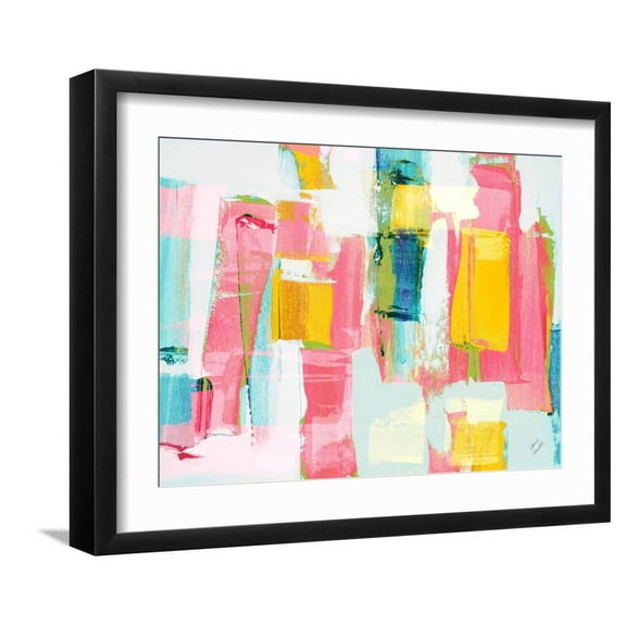 Art.com Vibrant Drift Art Print by Lanie Loreth, Black Frame Wall Art, 21" x 17"