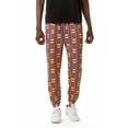 thumbnail image 1 of Puntoco Pantalones holgados con bolsillos y cordón de gran tamaño con estampado para hombre, 1 of 7