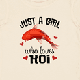 thumbnail image 4 of Inktastic Just a Girl Who Loves Koi Fish Girls Baby T-Shirt, 4 of 5