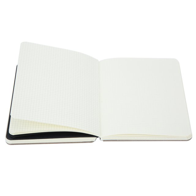 Cuaderno con tapa para pintar a Mano, 224 Páginas, Lomo Brillante, Dibujo de Escritura Suave, Para Planificació de Horario, Diario, Páginas Amarillas y Enrejadas, Papel Fino,