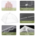 thumbnail image 2 of 3PACK,12.6x12.6" Pop-Up Mesh Food Covers Tent Umbrella for Outdoor, Canvas Tents, Parties Picnics, BBQs, Reusable and Collapsible, 2 of 8