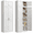 White-86" H-SH, variant on Polup 86" Height Modern Metal Pantry Storage Cabinet with Doors and Adjustable Shelves White for Living Room Kitchen and Home