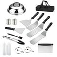 thumbnail image 1 of Birdeem Grilling Accessories Bbq Accessories Griddle Accessories Kit 16Pcs Flat Top Grilling Tools Set Stainless Steel Grill Bbq Spatula Kit Cooking Utensils Set with Carry Bag for Outdoor Barbecue, 1 of 12