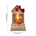 thumbnail image 6 of AJKSFHIU Christmas Village Houses,Vintage Christmas Ornaments,Christmas Miniatures Figurines,Christmas Decoration Santa Claus Nightlight,Christmas Small House Decoration Luminous Christmas Gift, 6 of 6