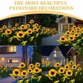 thumbnail image 5 of Outdoor Solar Sunflower Lights,Upgraded Led Solar Garden Lights With Real Looking Flowers Waterproof Solar Solar Decorative Stake Lights for Landscape Yard Patio Lawn Gifts for Women Mom, 5 of 8
