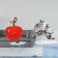 thumbnail image 2 of Estatua,Escultura de fruta artificial,estatua y artesanía,Colección de figuras de cerámica para decoración del hogar,Figuras de búho,Figuras de búho,animales, 2 of 8