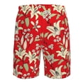 thumbnail image 6 of Naloa Lilies Flowers Men's Beach Shorts, Surfing shorts, Swim trunks, Quick Dry Swim Trunks for Surfing Beach Fun - Medium, 6 of 9
