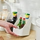 thumbnail image 4 of Cesta de cosméticos con apertura inclinada, organizador de cuidado de la piel para el hogar, cocina, sala de estar JShteea El nuevo, 4 of 9